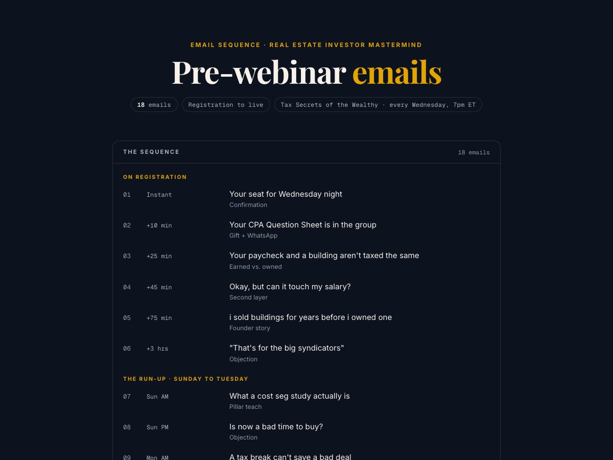 Pre-webinar preview