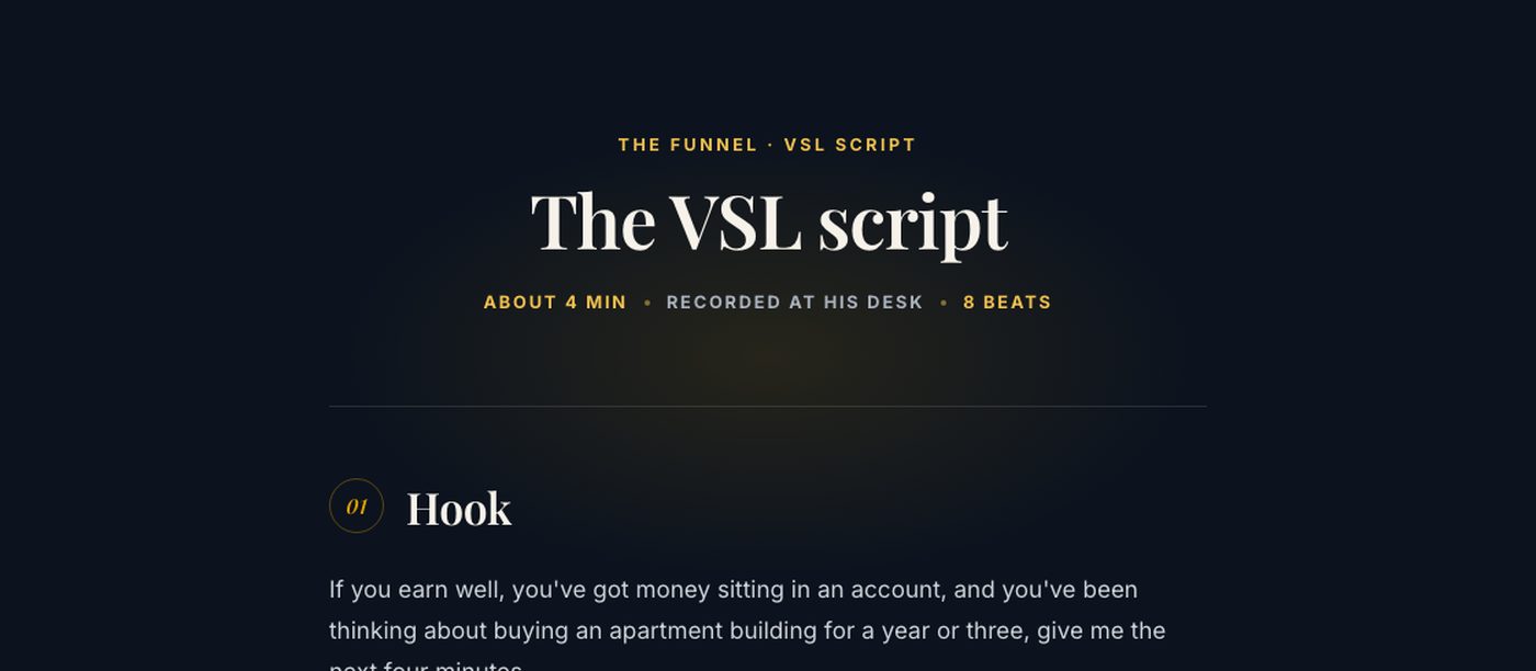 VSL script preview